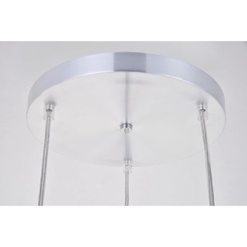 Living District Nora 3-Light Transitional Aluminum Pendant (Black) - P12 - Image 2