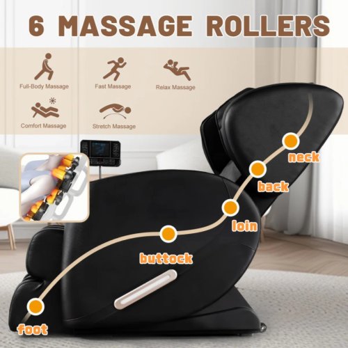 Inbox Zero 2024 Zero Gravity Massage Chair Recliner - P38 - Image 7