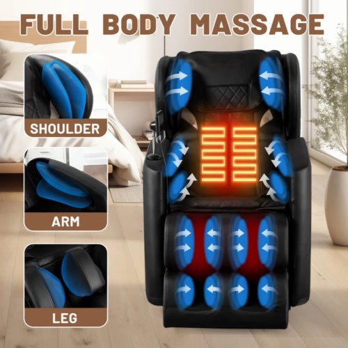 Inbox Zero 2024 Zero Gravity Massage Chair Recliner - P38 - Image 2