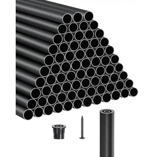 VEVOR 101-Pack 32" Aluminum Staircase Balusters, Round Black Spindles - P43