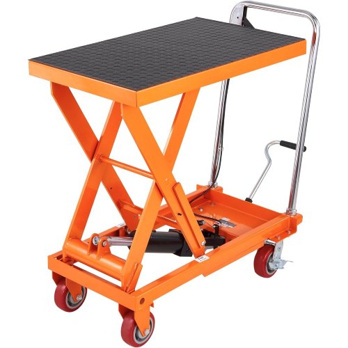 VEVOR 499 kg Hydraulic Lift Table Cart, 28-90 cm Scissor Lift - P44