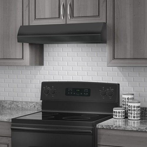 Broan 30" Standard Range Hood, 270 CFM, 2-Speed, Black - P55