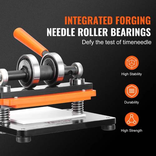 VEVOR Leather Cutting & Embossing Machine, 7.1" x 3.9" Manual Die Cutter - Image 8