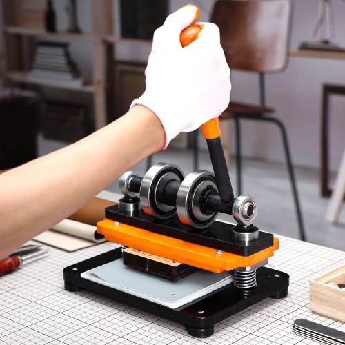 VEVOR Leather Cutting & Embossing Machine, 7.1" x 3.9" Manual Die Cutter - Image 4