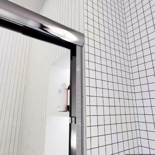 TOOLKISS 46–48 in. W × 72 in. H Sliding Framed Shower Door, Chrome - P4 - Image 6