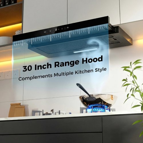 Advwin 30" 750 CFM Pull-Out Range Hood Insert - Image 8