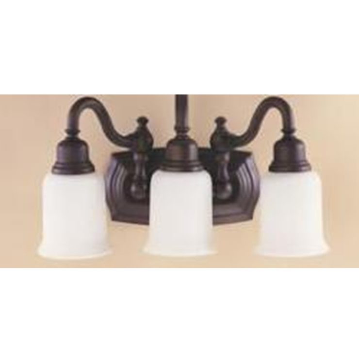 Canterbury 3-Light Oil Rubbed Bronze Vanity Light