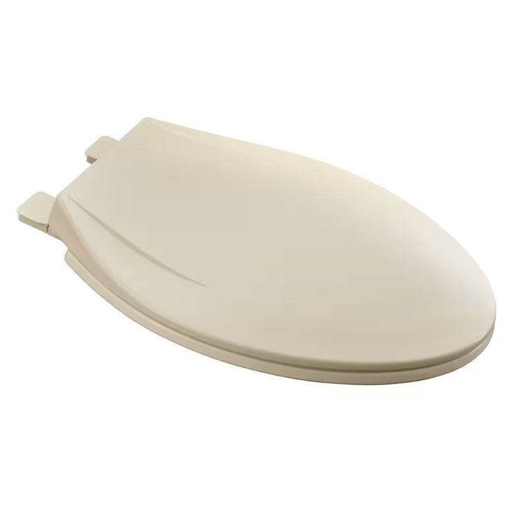 American Standard MightyTuff Elongated Slow-Close Toilet Seat in Bone