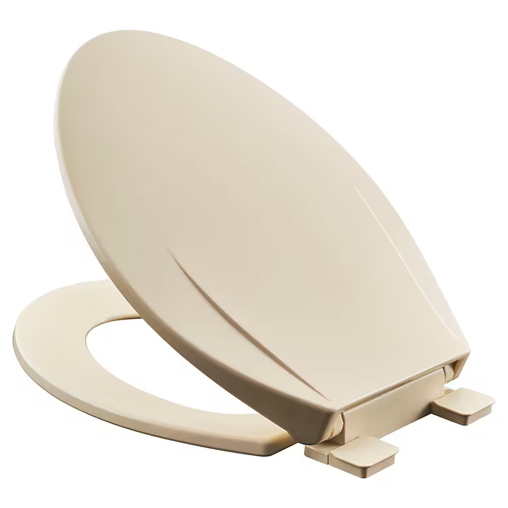 American Standard MightyTuff Elongated Slow-Close Toilet Seat in Bone - Image 4