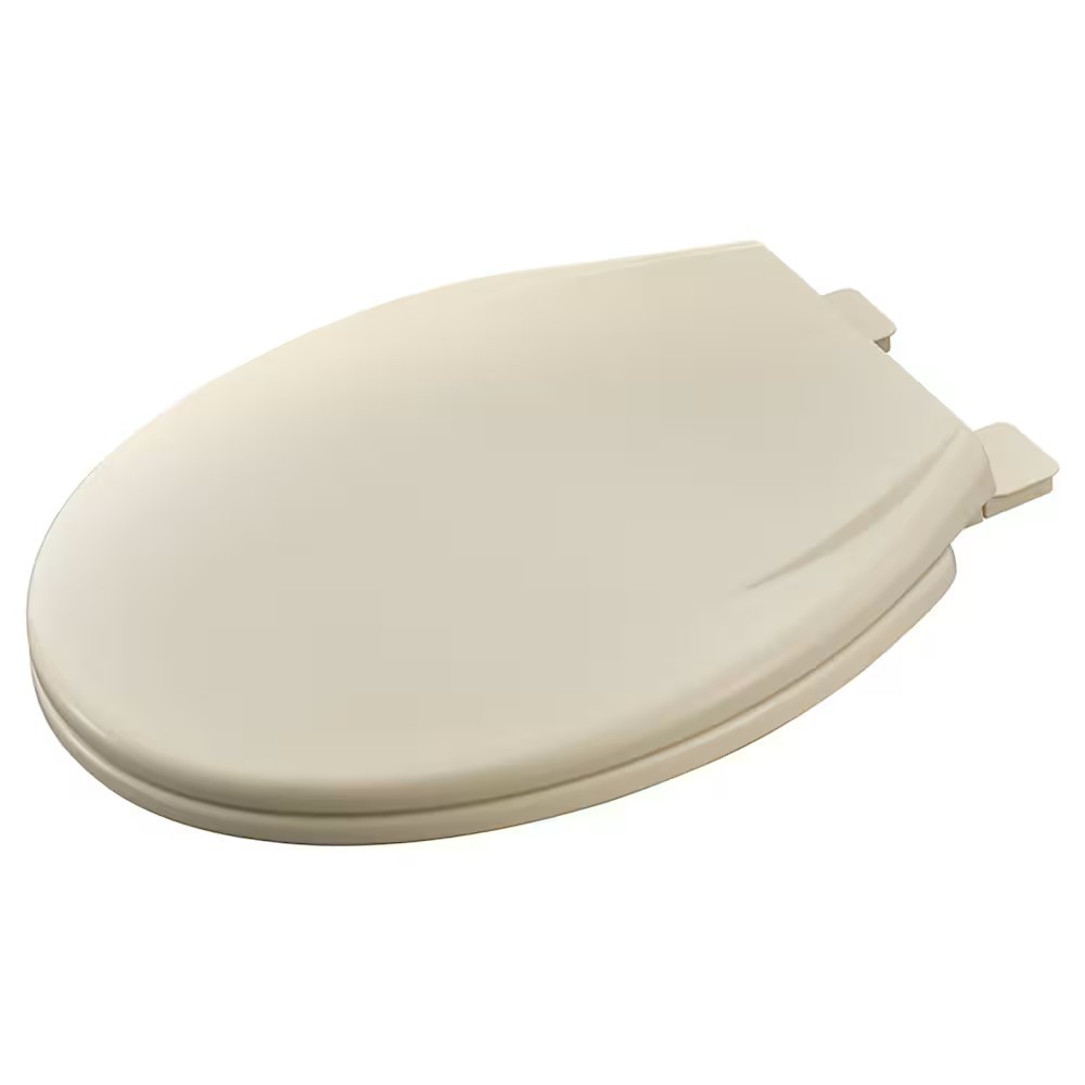 American Standard MightyTuff Slow Close Round Front Toilet Seat in Bone - Image 2